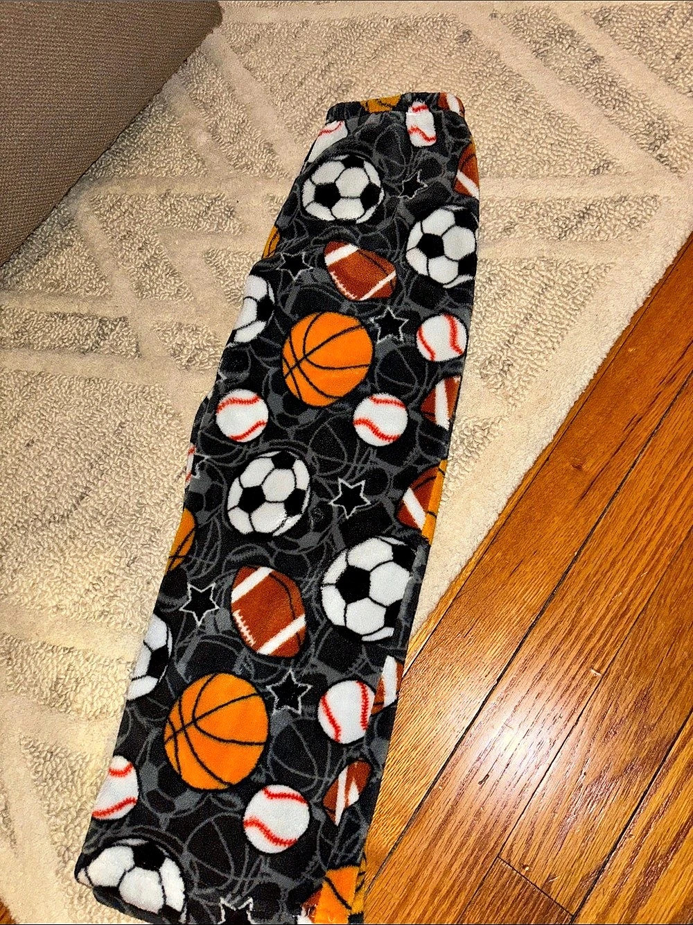 Fuzzies by Confetti Sports Balls Fleece Pajama Pants